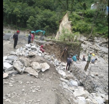 श्री केदारनाथ धाम यात्रा (Shri Kedarnath Dham Yatra)मार्ग का महत्वपूर्ण पड़ाव कुंड पुल छोटे वाहनों की आवाजाही के लिए खुल गया