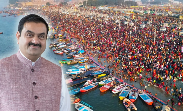 Adani participated in Mahakumbh with family, promised service to Kumbh devotees